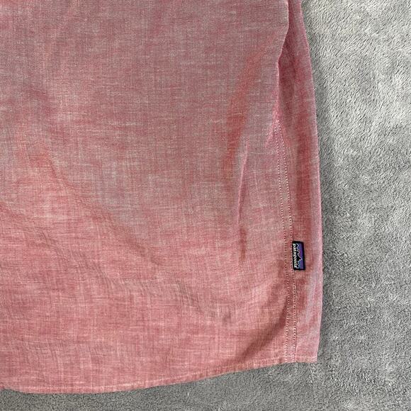 Patagonia Men's XL Pink Button Up Short Sleeve Outdoor - Picture 6 of 10